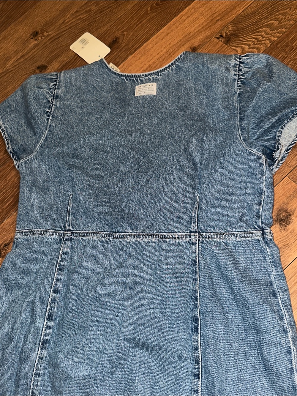 Levi’s Erin Denim Button Down Dress. XL - Picture 4 of 6